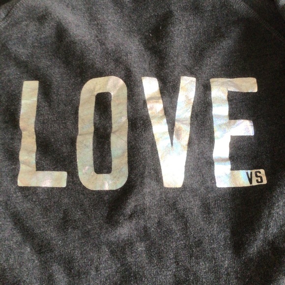 VICTORIAS SECRET SUPERMODEL ESSENTIALS HOODIE. XS/SMALL DARK GREY - Picture 5 of 16